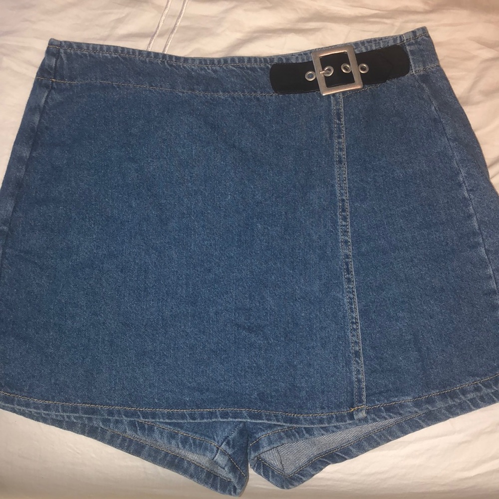 BDG (urban outfitters) denim skirt with buckle